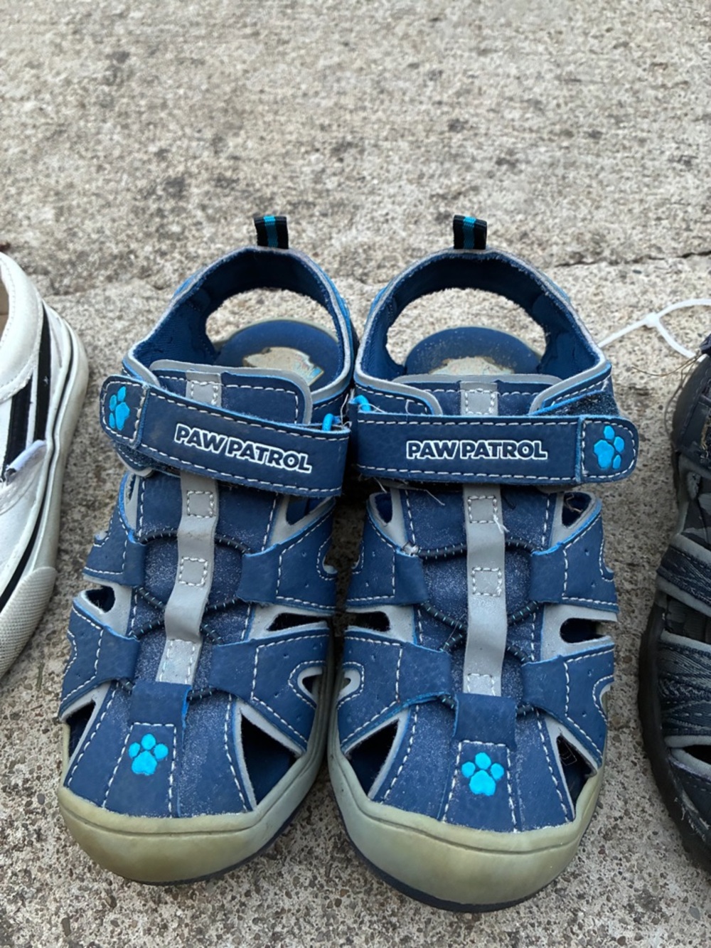 Paw Patrol Boys Blue & Gray Hook-and-Loop Sandals
